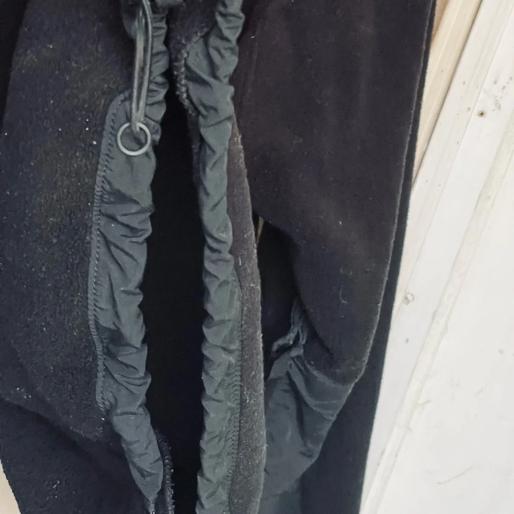 The North Face Denali Dual Panel Fleece and Nylon Black Relaxed Fit Jacket